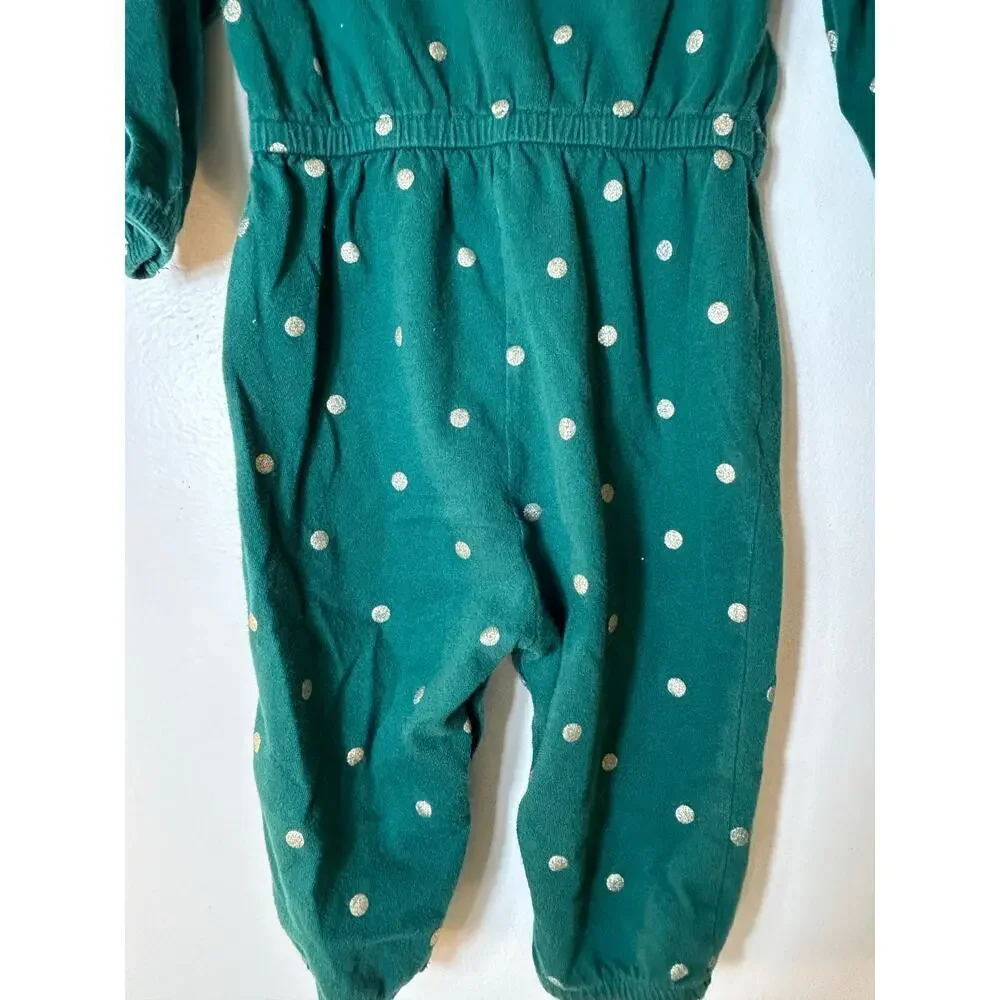 OLD NAVY Girl’s Printed Long Sleeve Jumpsuit / Size: 12-18 Months